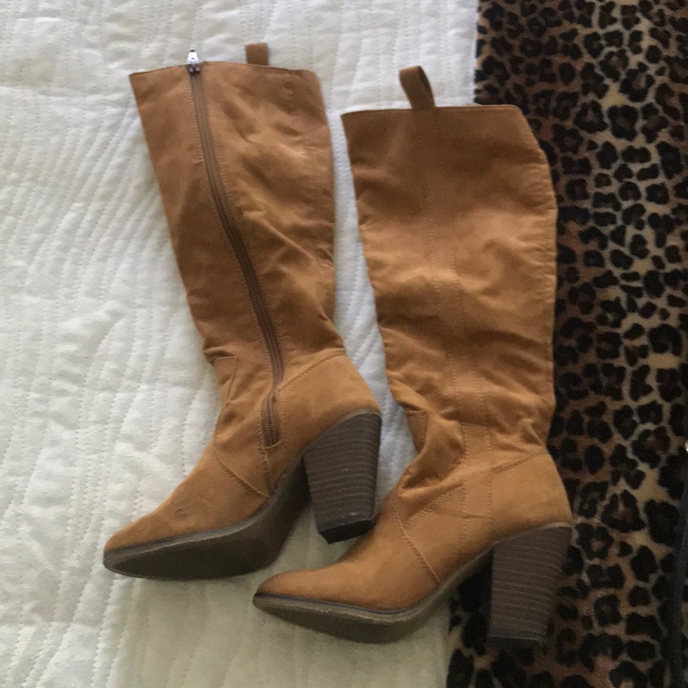 Tan High boots